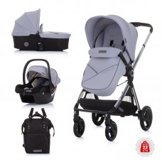 Chipolino Baby Stroller Elit 3 in 1, graphite