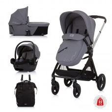 Chipolino Baby Stroller Elit 3 in 1, granite