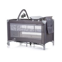 Chipolino Foldable travel cot Luna, ash grey Chipolino Foldable travel cot Luna, ash grey