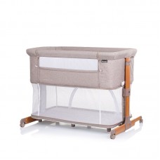 Chipolino Co-sleeping crib with drop side, model Mommy 'n Me 2 in 1, beige