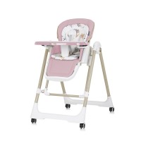 Chipolino High chair and swing 2 in 1 Milk shake, flamingo