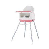 Chipolino High chair 3 in 1 Pudding, peony pink