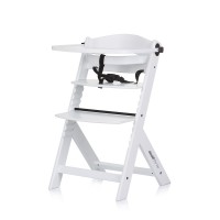 Chipolino Дървено столче за хранене Тип Топ, бяло Chipolino Дървено столче за хранене Тип Топ, бяло
