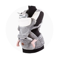 Chipolino Baby carrier Hip Star Fly, graphite