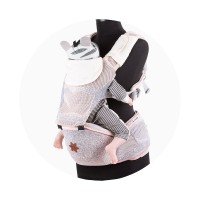 Chipolino Baby carrier Hip Star Fly, rose