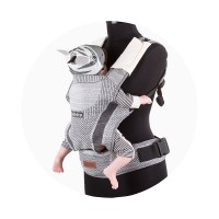 Chipolino Ергономична раница Bobby Fly, графит