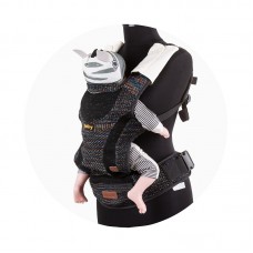 Chipolino Baby carrier Bobby Fly, multicolor - black 