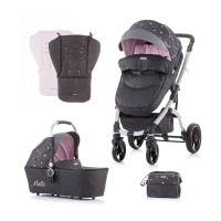 Chipolino Baby Stroller and carry cot Malta baby pink