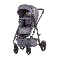 Chipolino Baby stroller and carry cot 2 in 1 Milo graphite