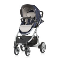 Chipolino Baby stroller and carry cot 2 in 1 Up & Down blue indigo