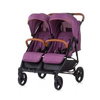 Chipolino Бебешка количка за близнаци Пасо Добле, люляк