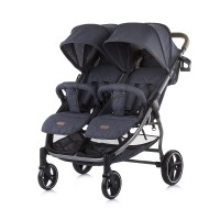 Chipolino Baby stroller for two kids 2 Classy, carbon