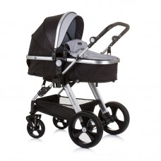 Chipolino Бебешка количка Хавана, обсидиан/сребро