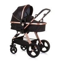 Chipolino Baby stroller Havana, obsidian/gold