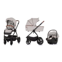 Chipolino Baby Stroller Prestige 3 in 1, biscotta