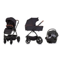 Chipolino Бебешка количка Престиж 3 в 1, къпина