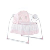 Chipolino Baby sleeping bed - cradle Rock-a-bye pink