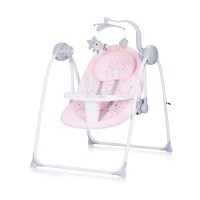 Chipolino Electric musical baby swing and rocker 2 in 1 Nux, blush Chipolino Electric musical baby swing and rocker 2 in 1 Nux, blush
