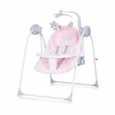 Chipolino Electric musical baby swing and rocker 2 in 1 Nux, blush