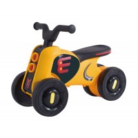 Chipolino Музикална кола за яздене Moto, жълта Chipolino Музикална кола за яздене Moto, жълта