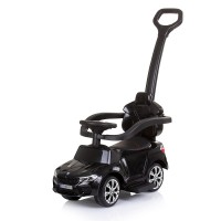 Chipolino Musical ride on car with handle BMW, black