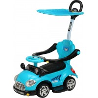 Chipolino Кола за яздене с дръжка и сенник Super Car, синя