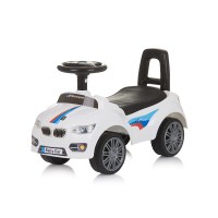 Chipolino Музикална кола за яздене Спринтър, бяла
