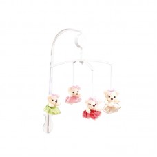 Chipolino Musical mobile for bed Princess bears