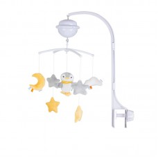 Chipolino Музикална въртележка за легло с проектор Пингвинче