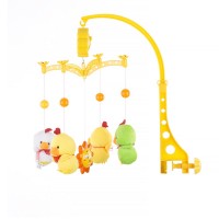 Chipolino Musical mobile for bed, Two yellow ducks