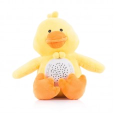 Chipolino Soothing plush toy with projector and music Duckling