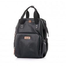 Chipolino Backpack/diaper bag black leather