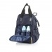 Раница/чанта за бебешка количка индиго оникс