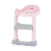 Chipolino Toilet trainer seat with ladder Tippy, pink