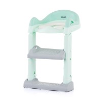 Chipolino Toilet trainer seat with ladder Tippy, green