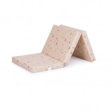 Chipolino Foldable mattress for travel cot, beige stars