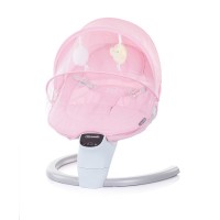 Chipolino Electric musical baby cradle Yoga, peony pink