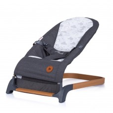 Chipolino Baby bouncer Noah, anthracite - wood