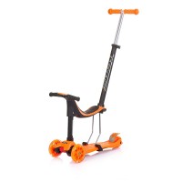 Chipolino Kid's toy scooter 2 in 1 Multi Plus, orange Chipolino Kid's toy scooter 2 in 1 Multi Plus, orange