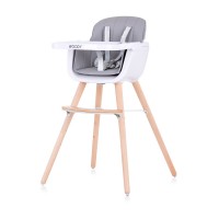 Chipolino Baby High chair 2 in 1 Woody grey