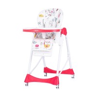 Chipolino Bambino Baby High Chair, red Chipolino Bambino Baby High Chair, red