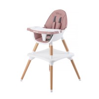 Chipolino High chair 3 in 1 Classy, peony pink