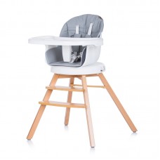 Chipolino Rotatable High chair 3 in 1 Rotto, platinum