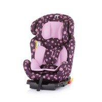 Chipolino Car seat groups 0+,1,2,3 Campo Isofix dots rose