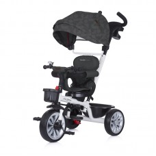Chipolino Tricycle with canopy 360 seat Matrix, ebony