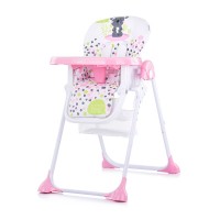 Chipolino Maxi Baby High Chair, peony pink