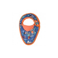 Close Parent Bib Stage 1 Garden blue Close Parent Bib Stage 1 Garden blue