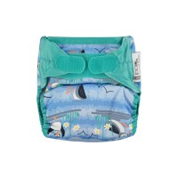 Close Parent Single Printed Nappy Puffin