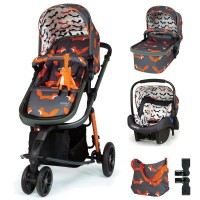 Cosatto Giggle 3 Baby stroller 3 in 1 Charcoal Mister Fox