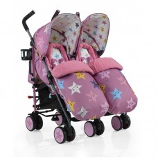 Cosatto Supa Dupa Happy Stars Twin Stroller